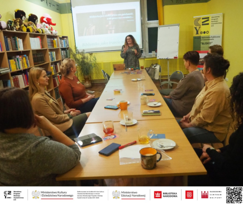 Biblioteka jako „trzecie miejsce” – szkolenie w MBP w Cieszanowie